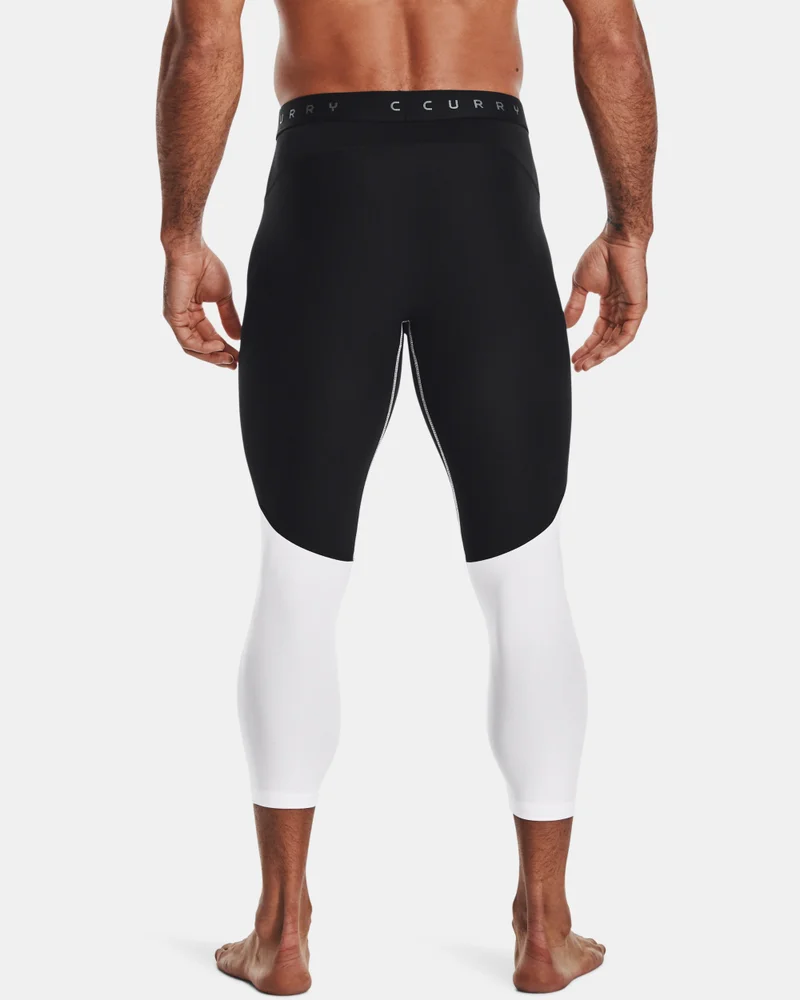 Under Armour Black Men's Curry UNDRTD ¾ Tights for Men | Best Price UAE